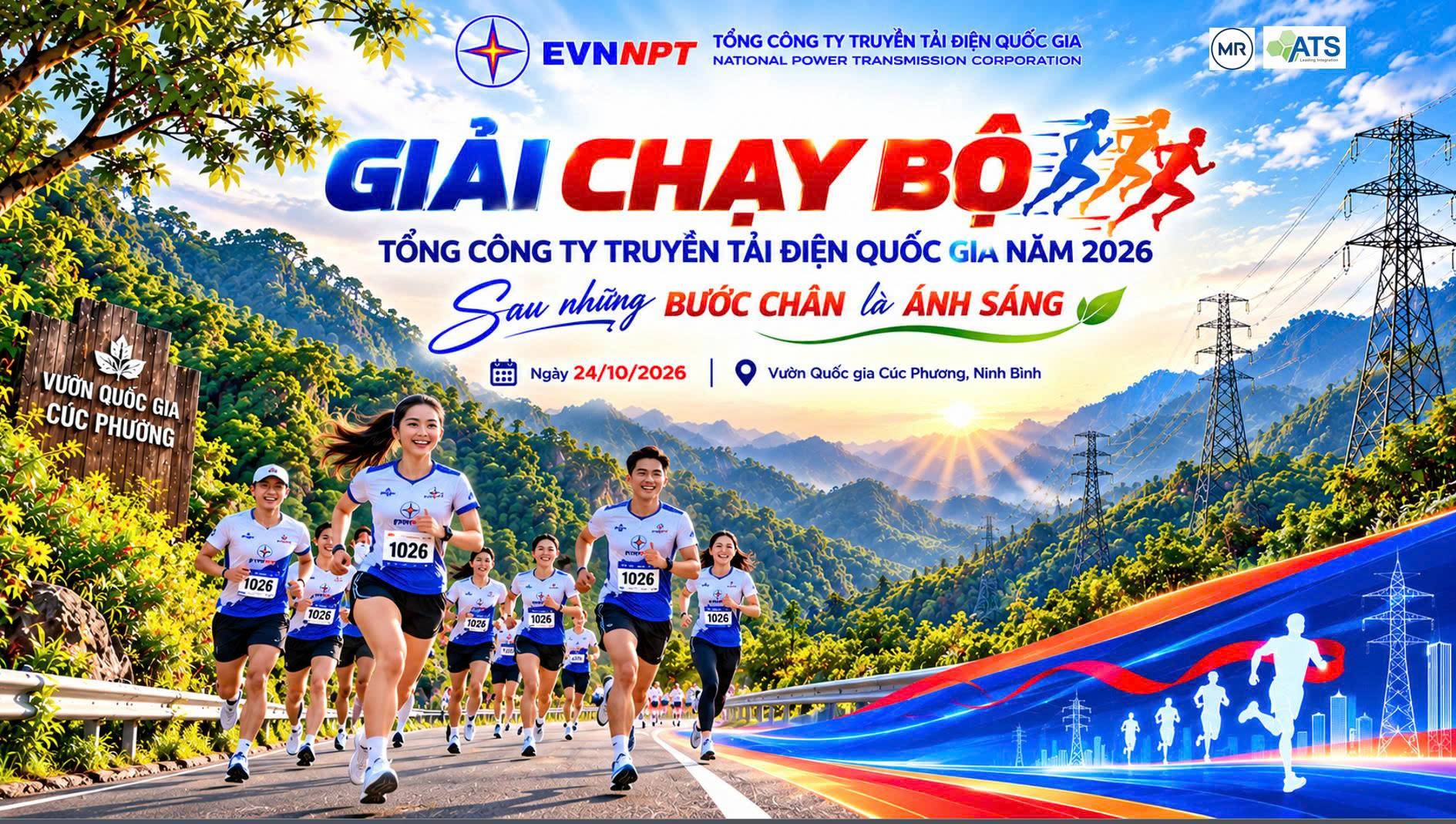 Giải chạy EVNNPT - Sau những bước chân là ánh sáng